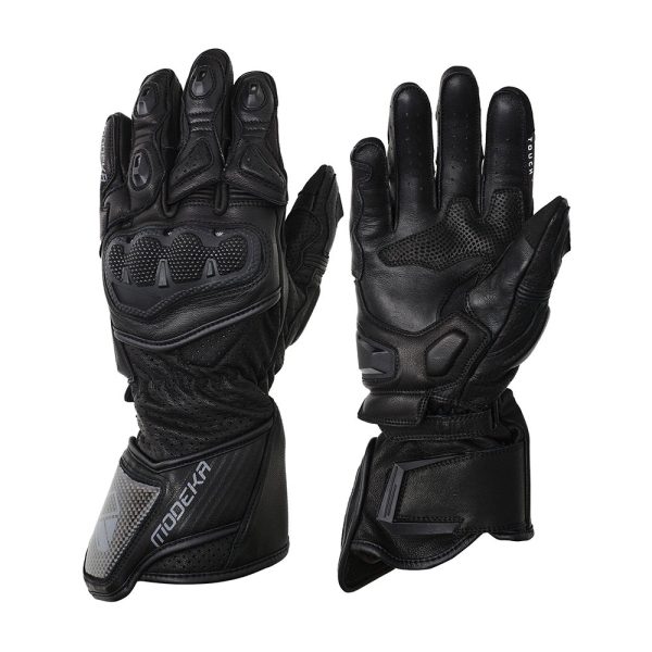 Rukavice sportske kožne MODEKA EVOX crne 10 XL