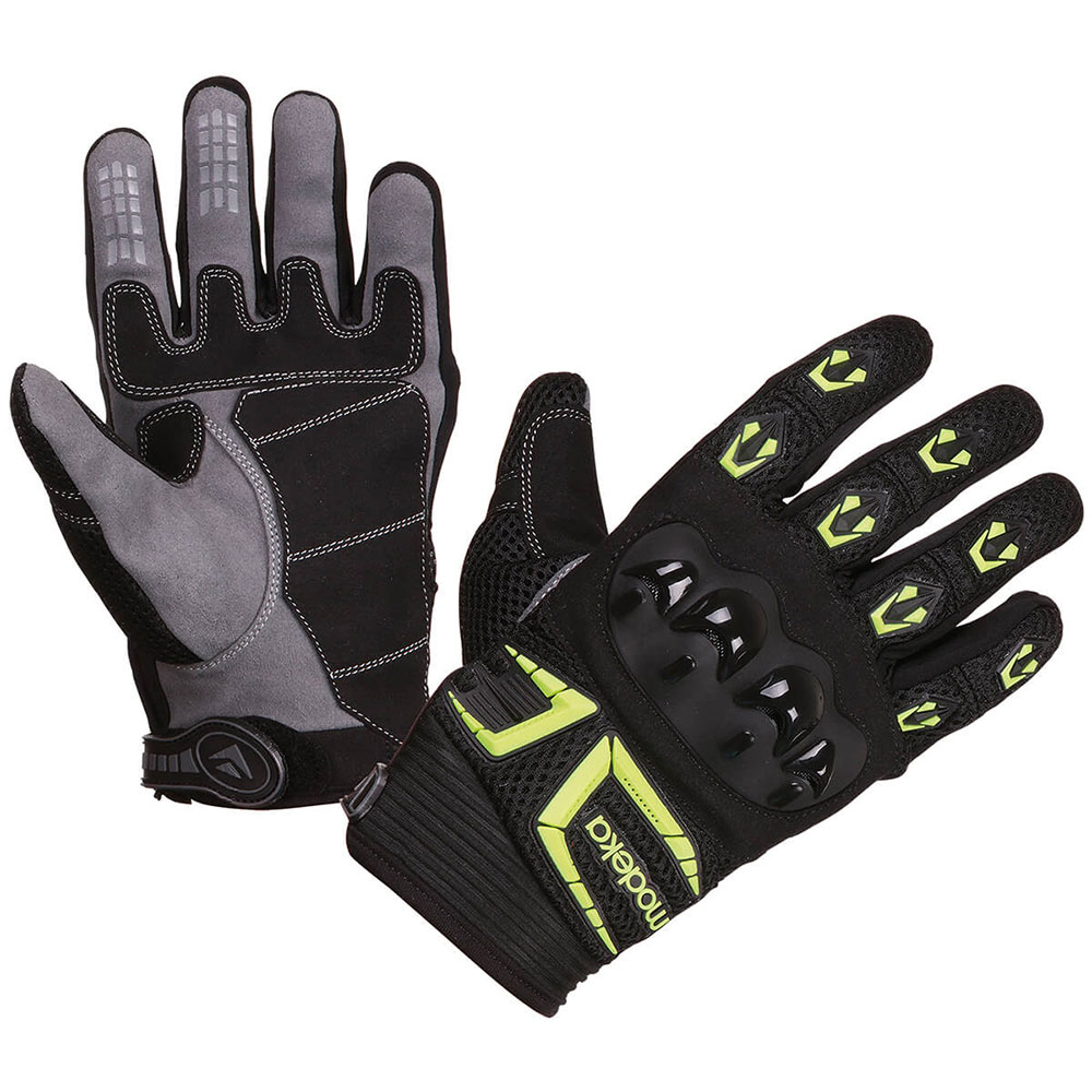 074170-431-10_0 Rukavice MX TOP kratke crno bele 10 XL MODEKA - Image 1