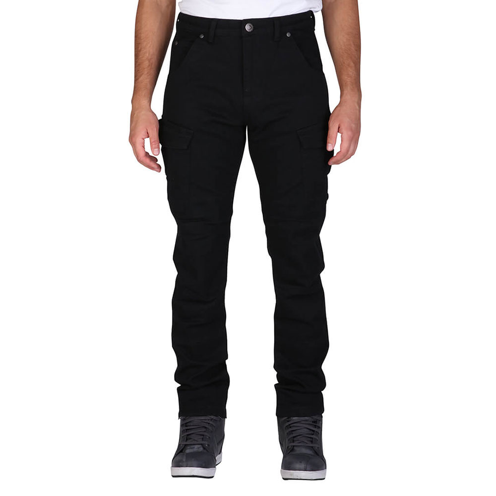 088245-10-36_0 Pantalone BRANDON JEANS CARGO džepare muške crne 36 MODEKA - Image 1