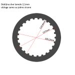 Lamele Yamaha T-MAX 500 (01-11) RMS - Image 3