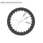 Lamele Yamaha T-MAX 500 (01-11) RMS - Image 4