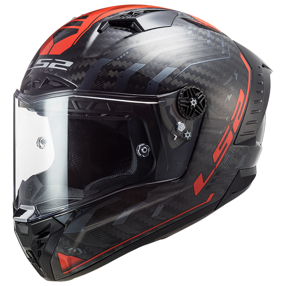 108058232_0 Kaciga LS2 Full Face FF805 THUNDER CARBON SPUTNIK - Image 1