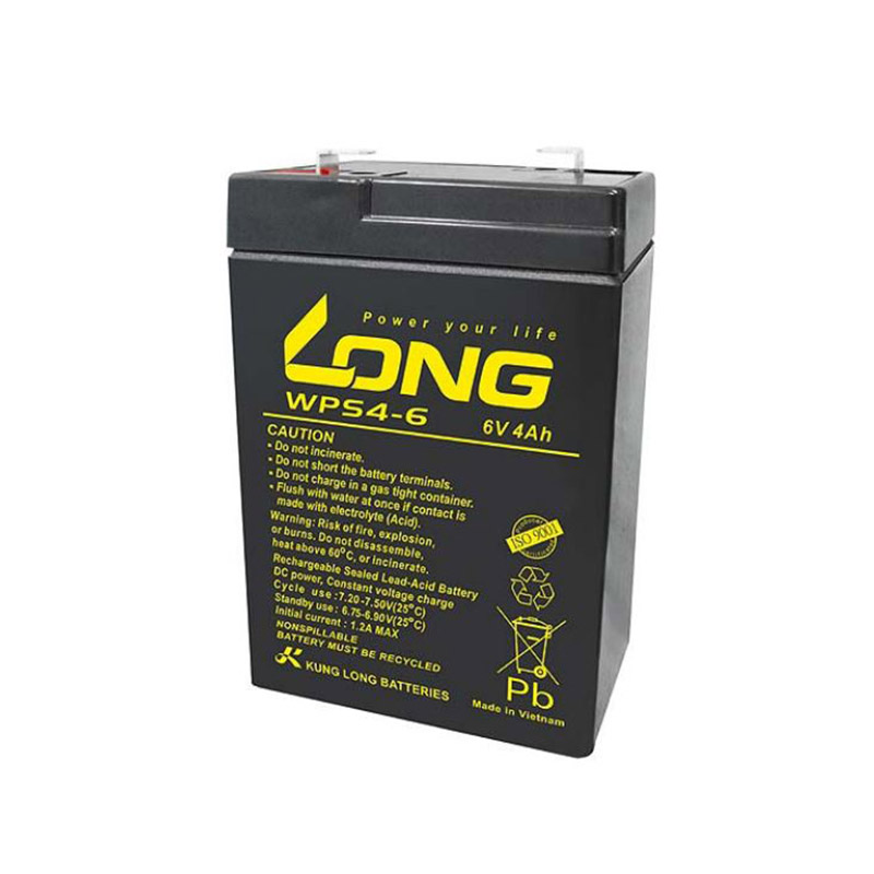 1432_0 Baterija Long WPS4-6 6V 4Ah - Image 1