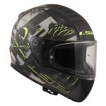 Kaciga LS2 Full Face FF353 RAPID II PIRATES mat titanium 3XL - Image 5