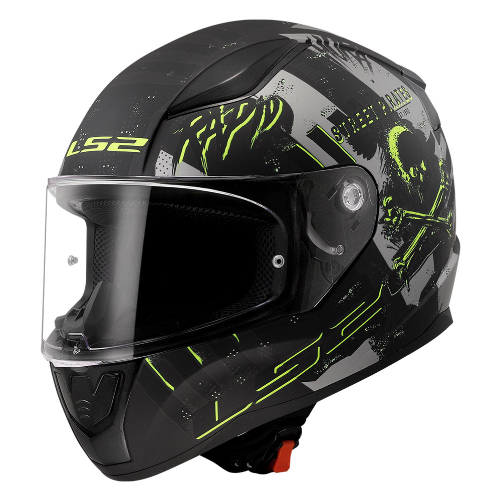 163532307XL_0 Kaciga LS2 Full Face FF353 RAPID II PIRATES mat titanium - Image 1