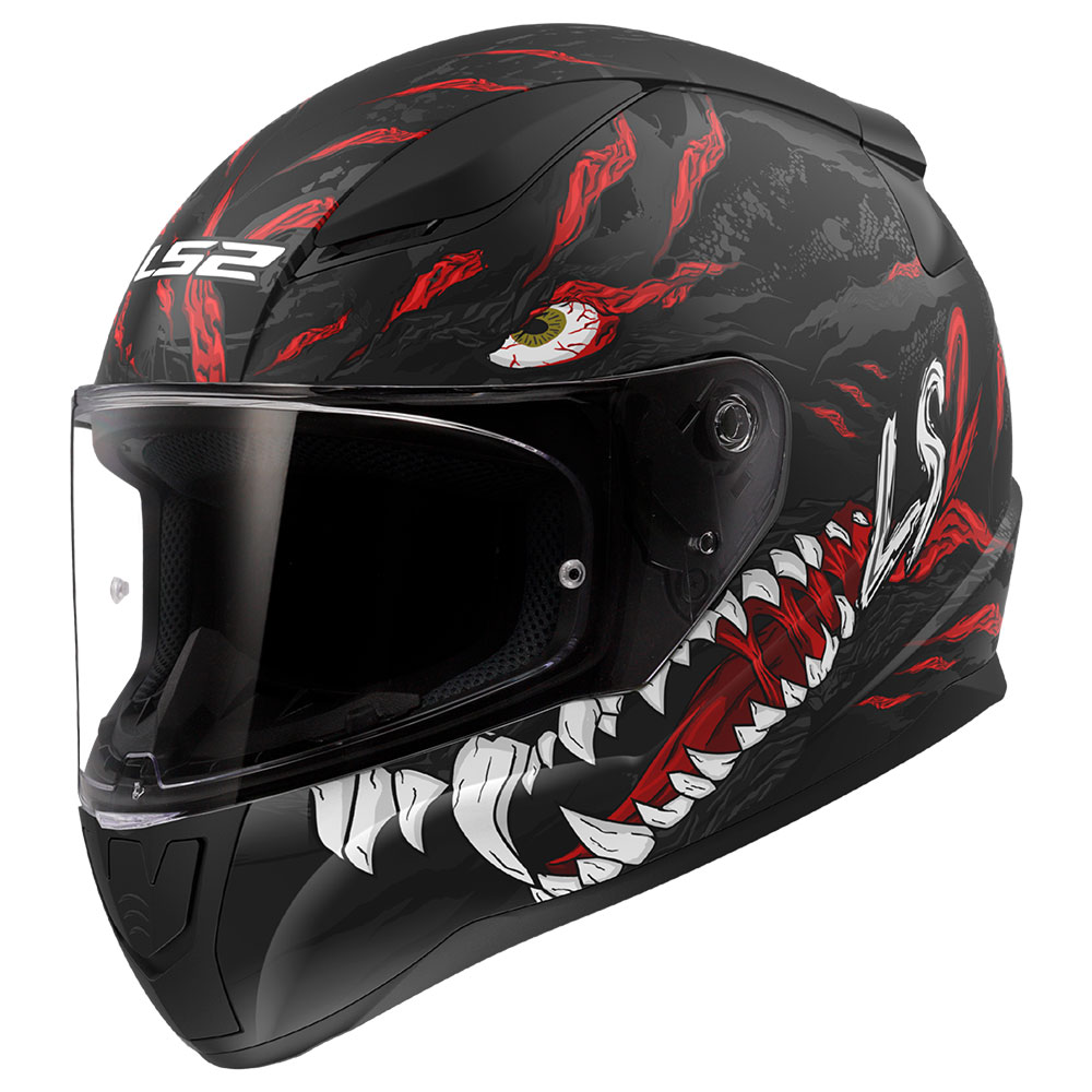 163533532XS_0 Kaciga LS2 Full Face FF353 RAPID II KAIJU crno belo crvena XS - Image 1