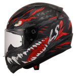 Kaciga LS2 Full Face FF353 RAPID II KAIJU crno belo crvena XS - Image 2
