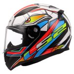 Kaciga LS2 Full Face FF353 RAPID II XDRON belo narandžasta XL - Image 2