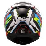 Kaciga LS2 Full Face FF353 RAPID II XDRON belo narandžasta XL - Image 4
