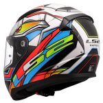 Kaciga LS2 Full Face FF353 RAPID II XDRON belo narandžasta XXL - Image 3