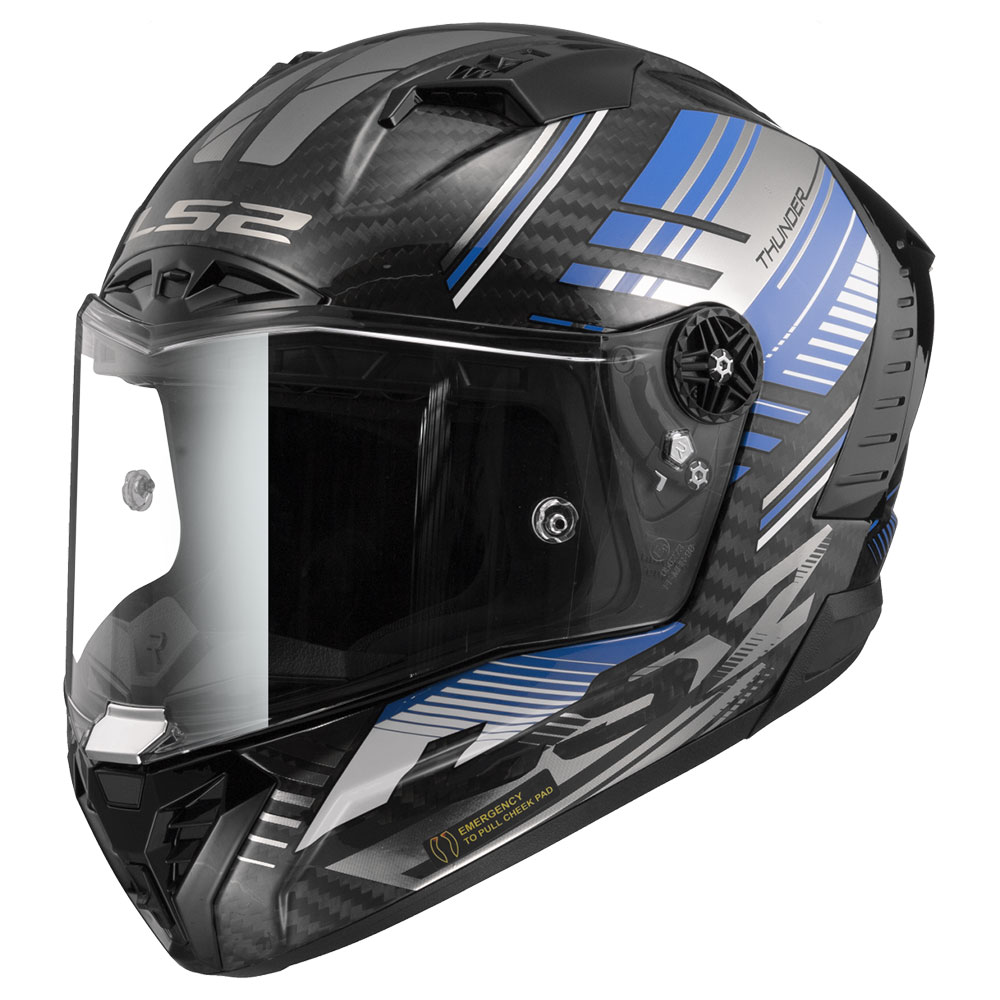 168055623_0 Kaciga LS2 Full Face FF805 THUNDER CARBON VOLT - Image 1