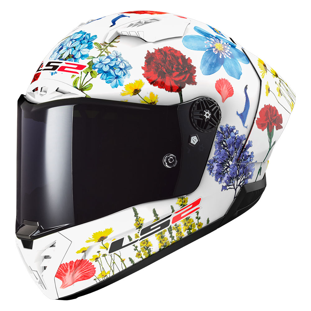 168059902_0 Kaciga LS2 Full Face FF805 THUNDER GP AERO CARBON FLOWERS - Image 1