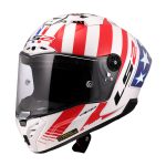 Kaciga LS2 Full Face FF805 THUNDER CARBON  GP AERO REPLICA BAZ crveno belo plava M