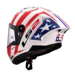 Kaciga LS2 Full Face FF805 THUNDER CARBON  GP AERO REPLICA BAZ crveno belo plava M - Image 3