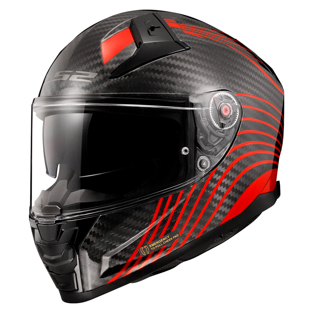 168115032_0 Kaciga LS2 Full Face FF811 VECTOR II FLUX CARBON - Image 1