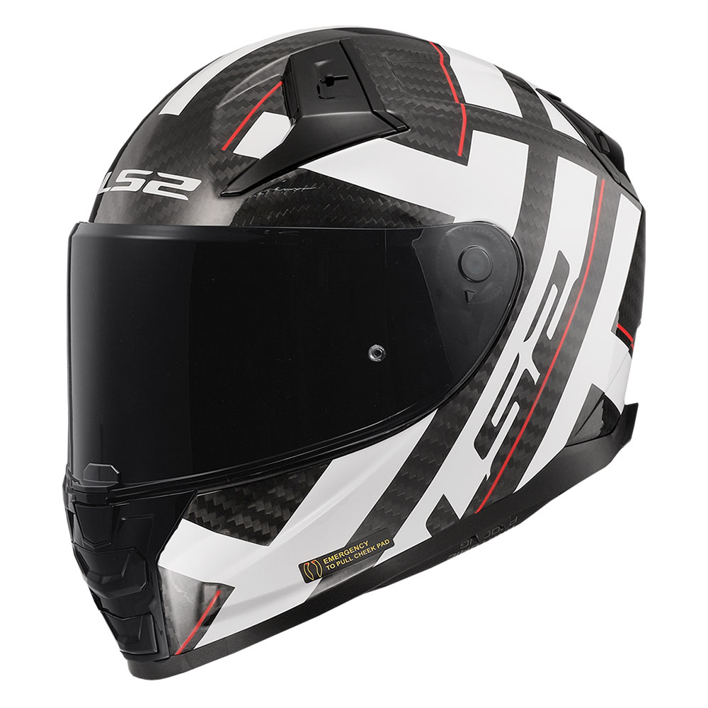 168115102_0 Kaciga LS2 Full Face FF811 VECTOR II STRONG CARBON sa naočarima - Image 1