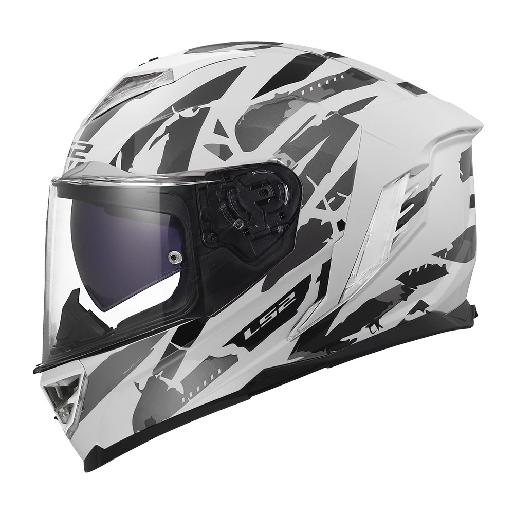 1681807023XL_0 Kaciga LS2 Full Face FF818 STORM III KAOS belo siva 3XL - Image 1