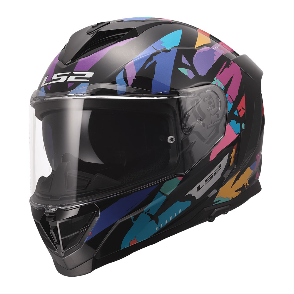 168180774M_0 Kaciga LS2 Full Face FF818 STORM III KAOS crno ljubičasto plava M - Image 1