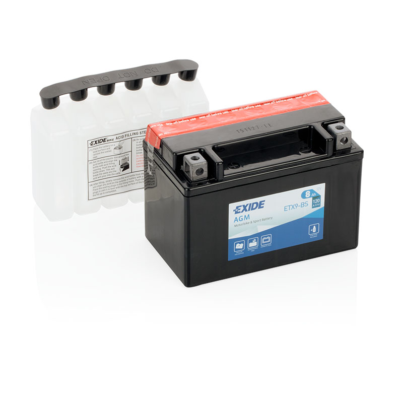 1741_0 Akumulator Exide bike ETX9-BS 12V 8Ah - Image 1