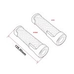 Gume ručke Domino dugačke crne par RMS dužina 125 mm zatvorene - Image 2
