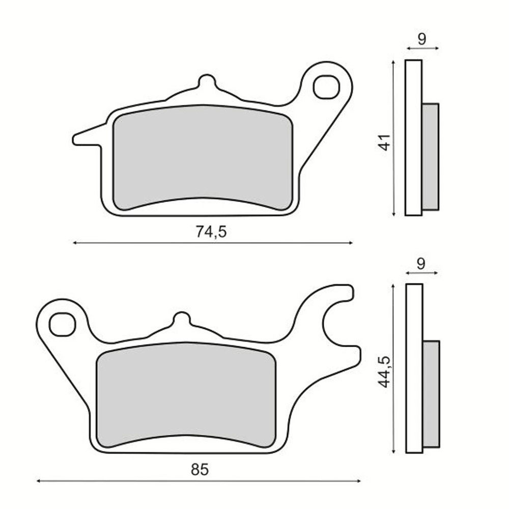 225103550_0 Disk pločice za motocikle RMS Yamaha Tricity 125cc - Image 1