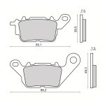 Disk pločice Yamaha N-Max 125-150cc RMS ( MCB892 )