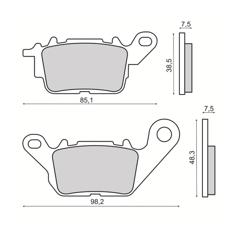 225103600_0 Disk pločice Yamaha N-Max 125-150cc RMS ( MCB892 ) - Image 1