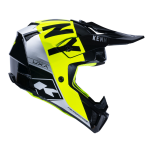 Kaciga Performance Black Neon Yellow Red - Image 3