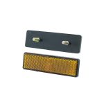 Mačije oko pravougaono 95x25mm narandžasto RMS
