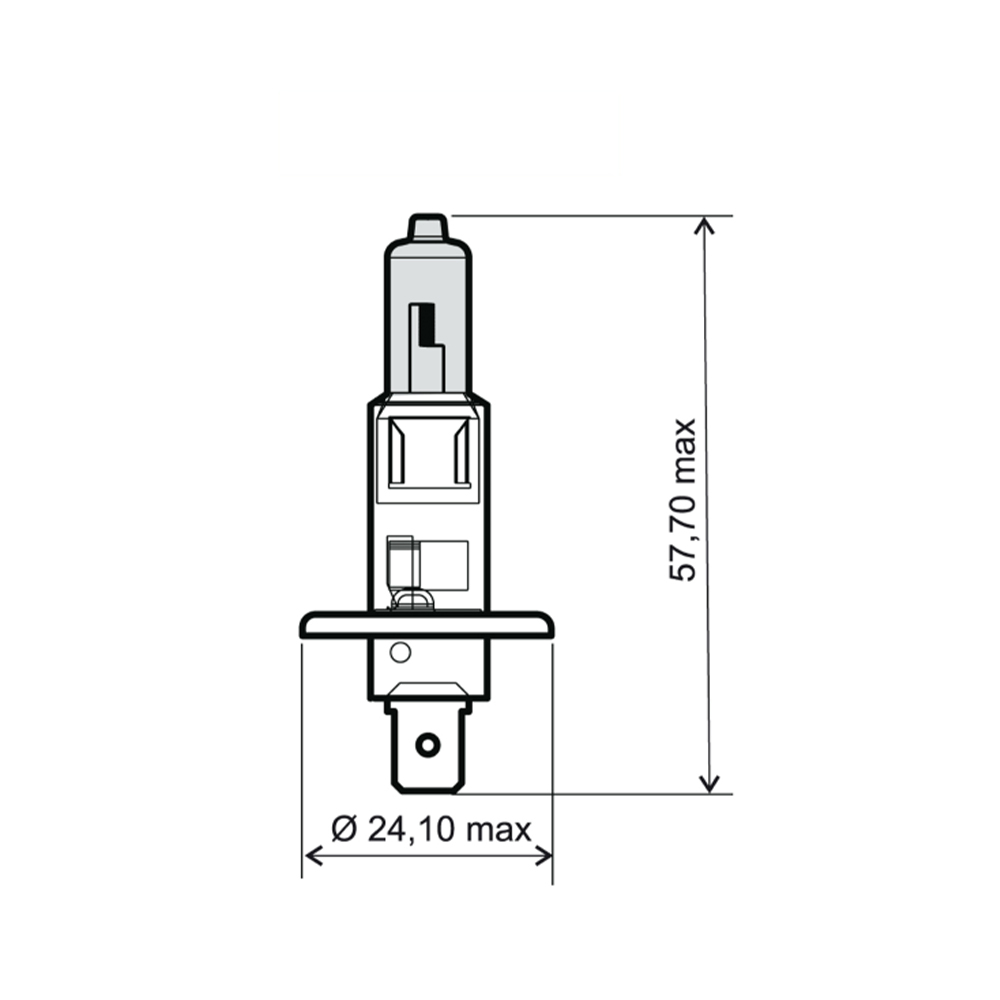 246510031_0 Sijalica 12V 55W H1 RMS - Image 1