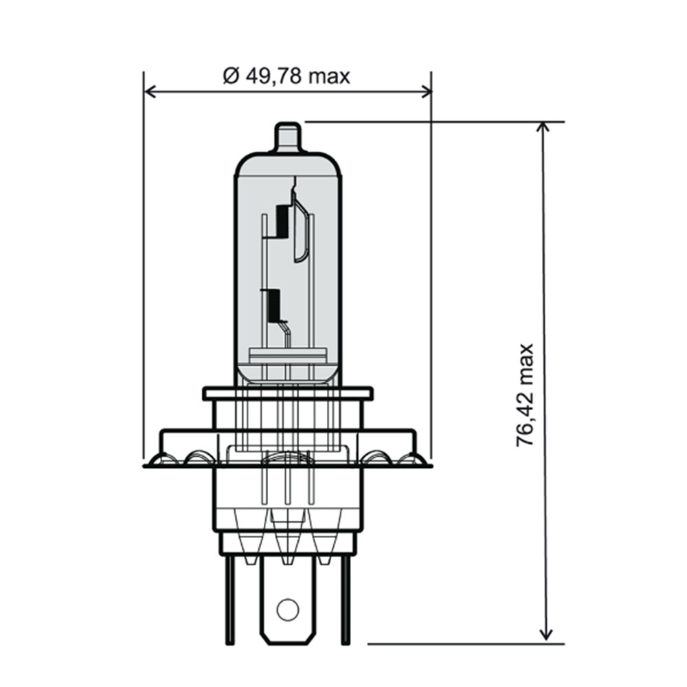 246510051_0 Sijalica 12V 60/55W H4 RMS - Image 1