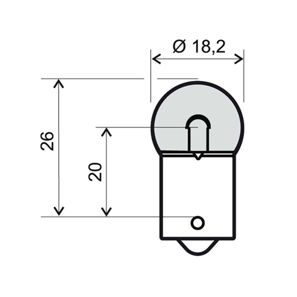 246510215_0 Sijalica 12V 10W žuta RMS - Image 1