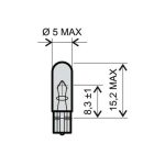 Sijalica 12V 1.2W ubodna RMS - Image 2