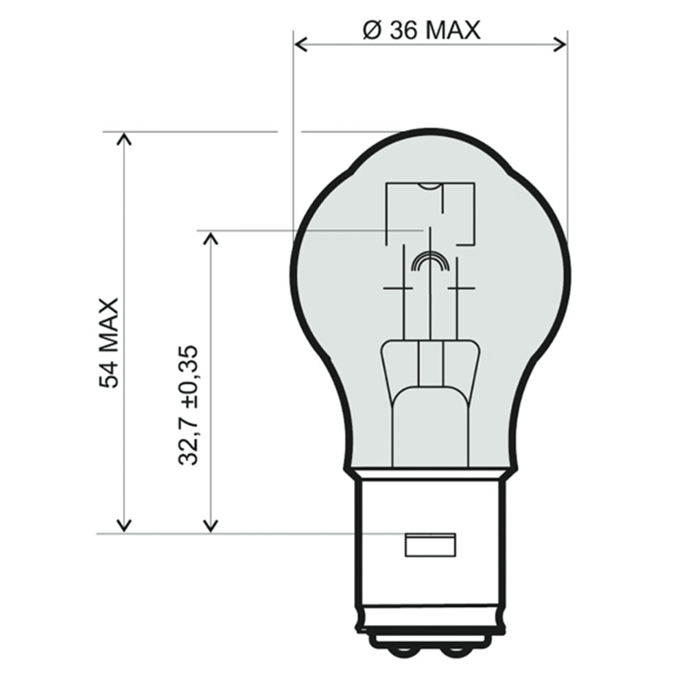 246510321_0 Sijalica 12V 45/40W BA20D RMS - Image 1