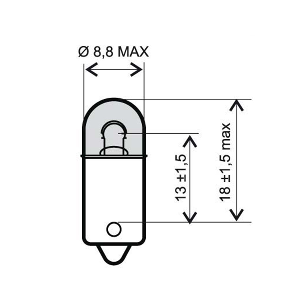 246510335_0 Sijalica 6V 4W BA9S Rms - Image 1