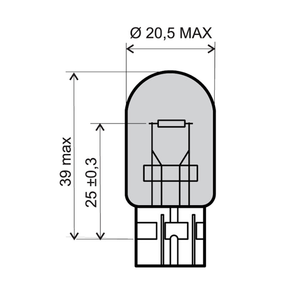 246510385_0 Sijalica 12V 21W ubodna RMS - Image 1