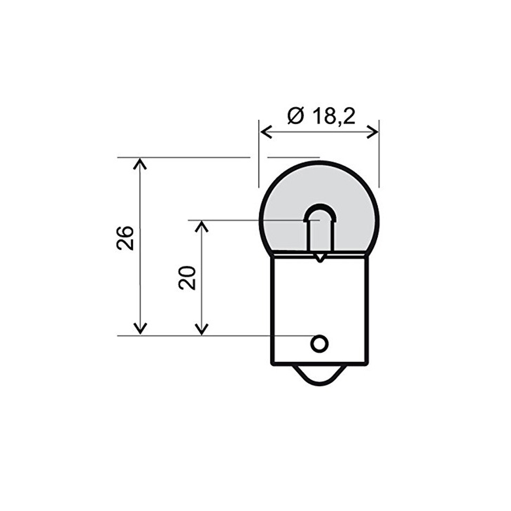 246510646_0 Sijalica 6V 5W BA15S G18 RMS - Image 1