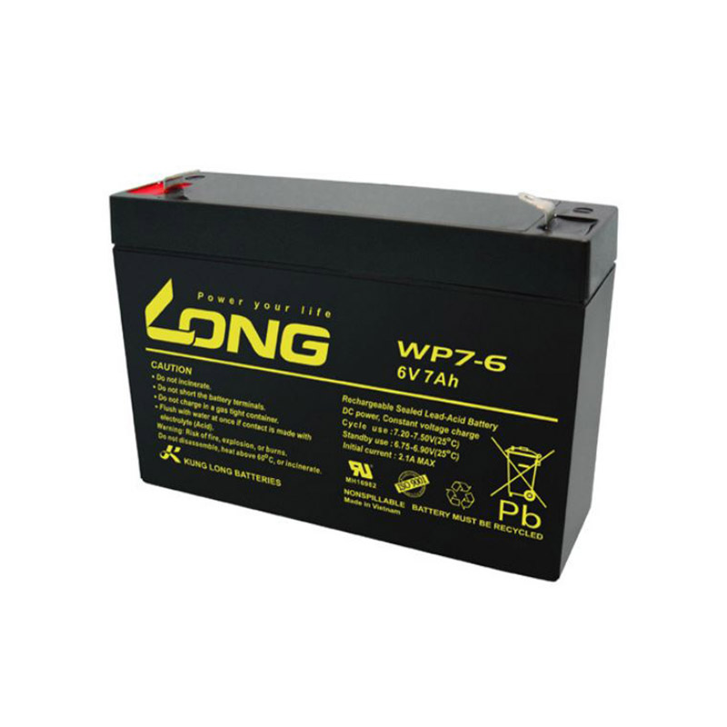 2826_0 Baterija Long WP7-6 6V 7Ah - Image 1