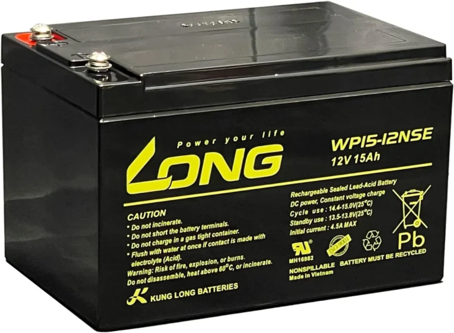 3108_0 Baterija Long WP15-12NSE 12V 15Ah - Image 1