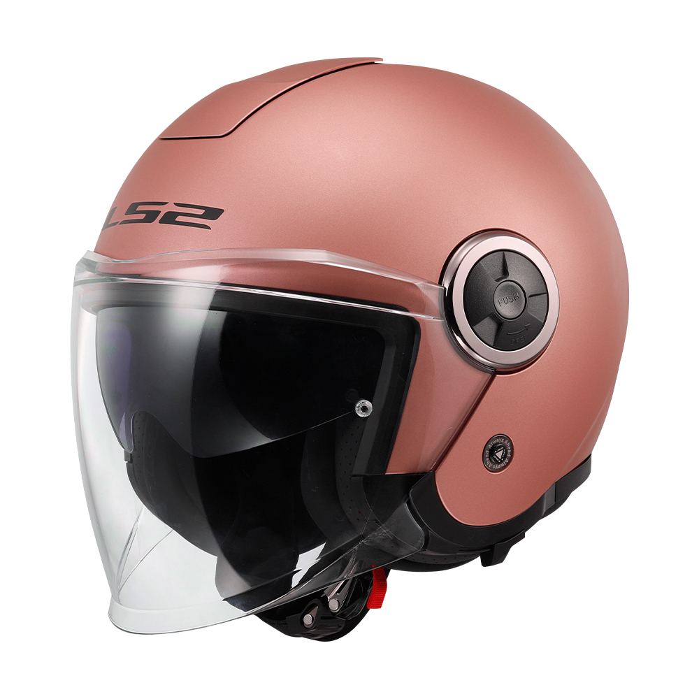 366201047_0 Kaciga LS2 Jet OF620 CLASSY GOLD PINK - Image 1