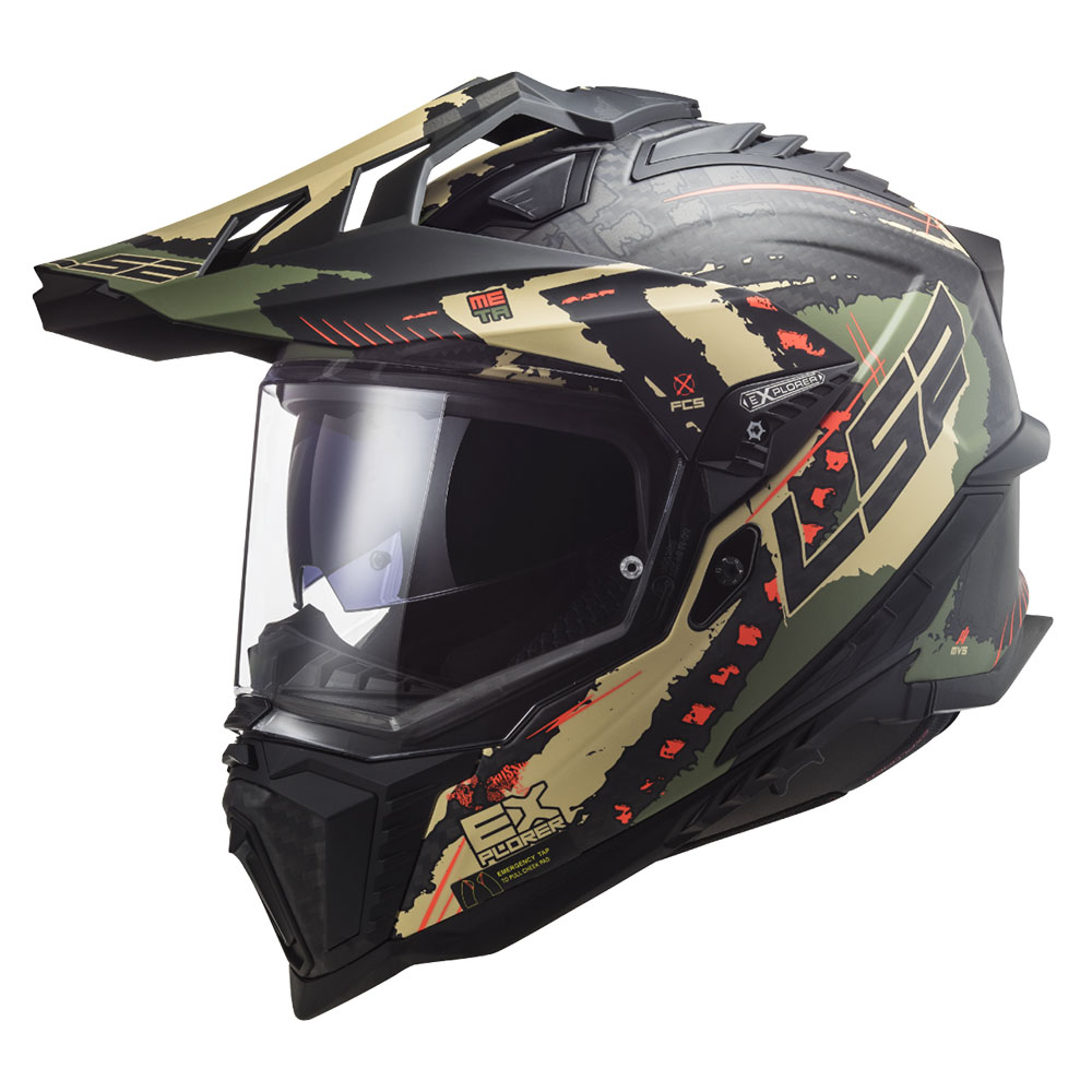 467017061_0 Kaciga LS2 Enduro MX701 EXPLORER EXTEND CARBON - Image 1