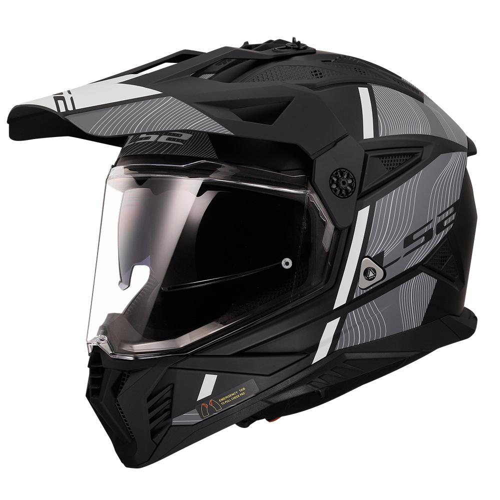 467022211_0 Kaciga LS2 Enduro MX702 PIONEER II HILL - Image 1
