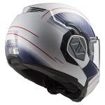 Kaciga LS2 Flip Up FF906 ADVANT COOPER belo plava sa naočarima - Image 3