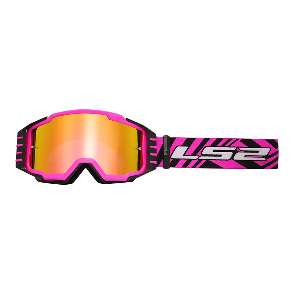 7202012044_0 Moto cross naočare LS2 CHARGER PRO roze sa iridium vizirom - Image 1