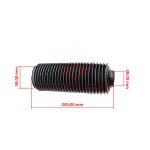 Gume vila harmonika HONDA TRANSALP 600 crne 38x58x200 - Image 2