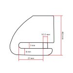 Katanac za disk fi 5.5mm Exantoo - Image 2