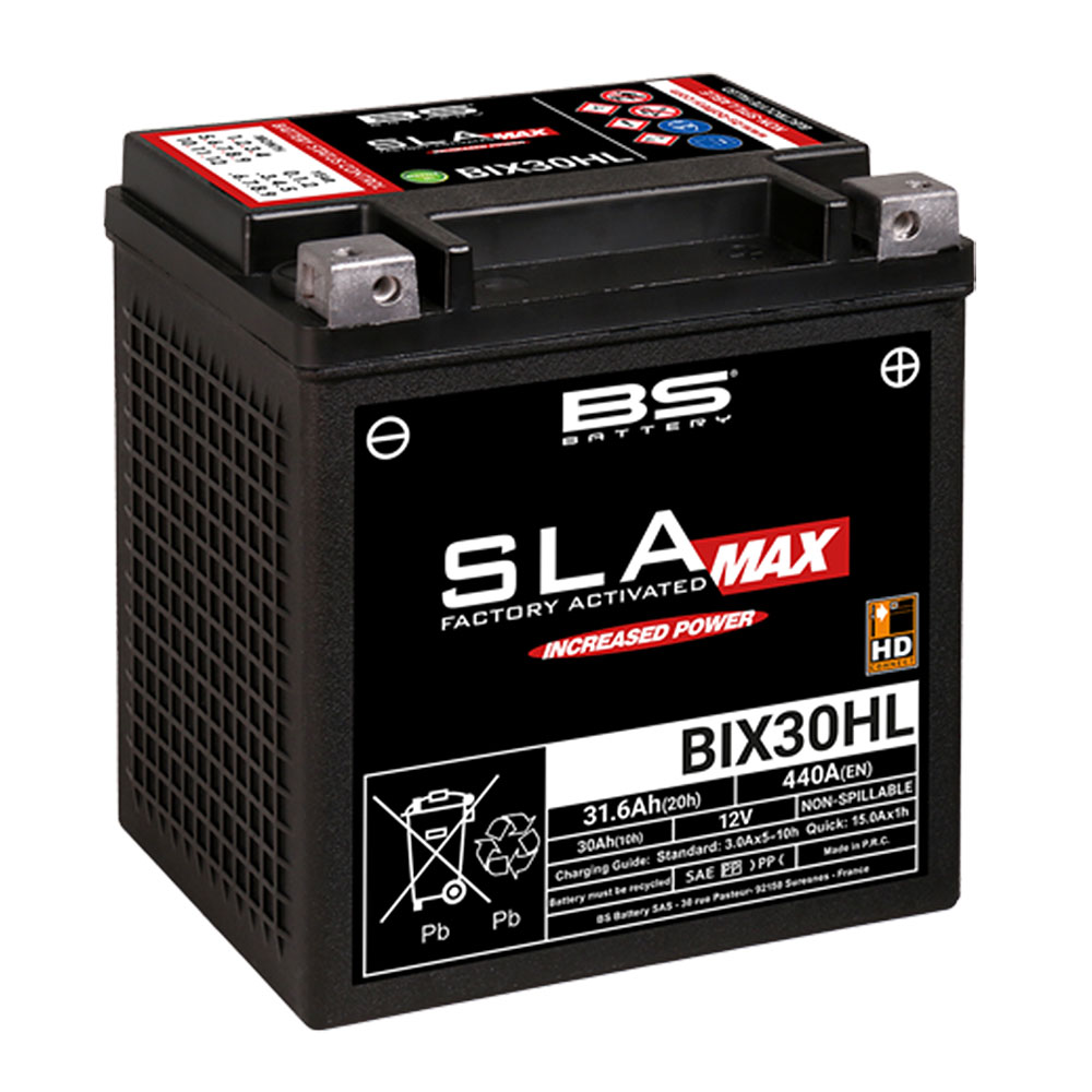 BIX30HL_0 Akumulator BS 12V 30Ah gel BIX30HL SLA MAX desni plus (166x130x175) 440A - Image 1