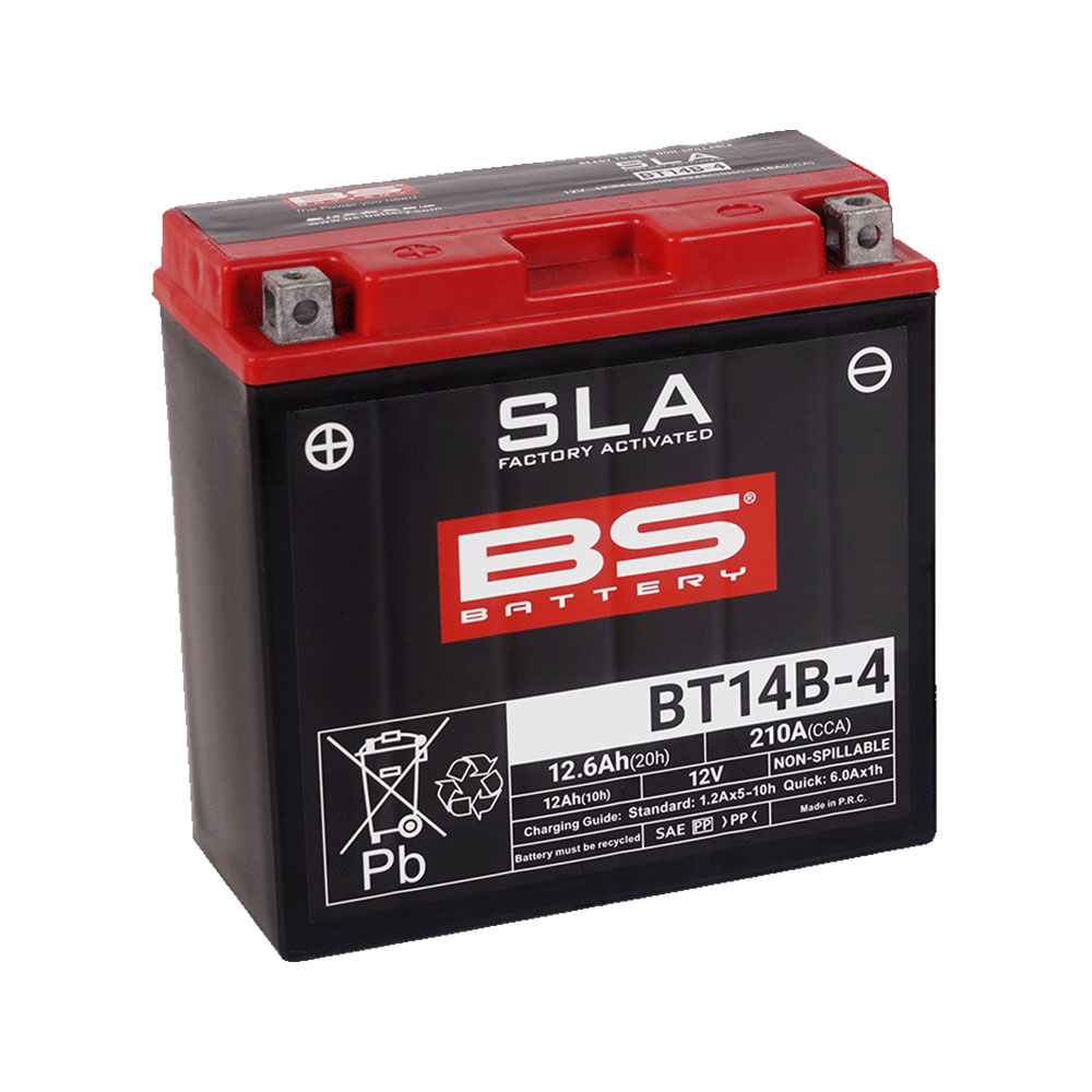 BT14B-4-FA_0 Akumulator BS 12V 12Ah SLA BT14B-4-FA levi plus (150x69x145) 210A - Image 1