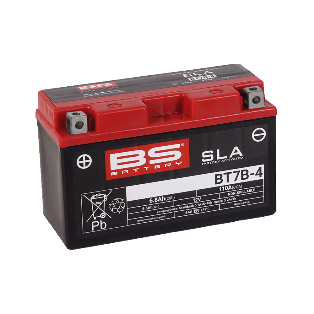 BT7B-4-FA_0 Akumulator BS 12V 6,5Ah BT7B-4-FA SLA levi plus (150x65x93) 110A - Image 1