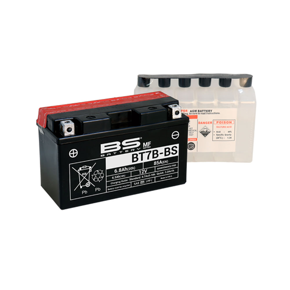 BT7B-BS_0 Akumulator BS 12V 6,5Ah gel BT7B-BS levi plus (150x65x93) 85A - Image 1
